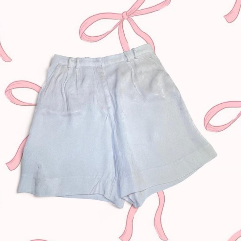 Zara White Bohemian Women's Bermudas Shorts